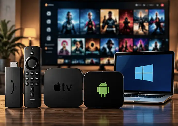 Set Up Your Device - Compatible with Smart TV, Fire TV, Android TV, phone, or computer