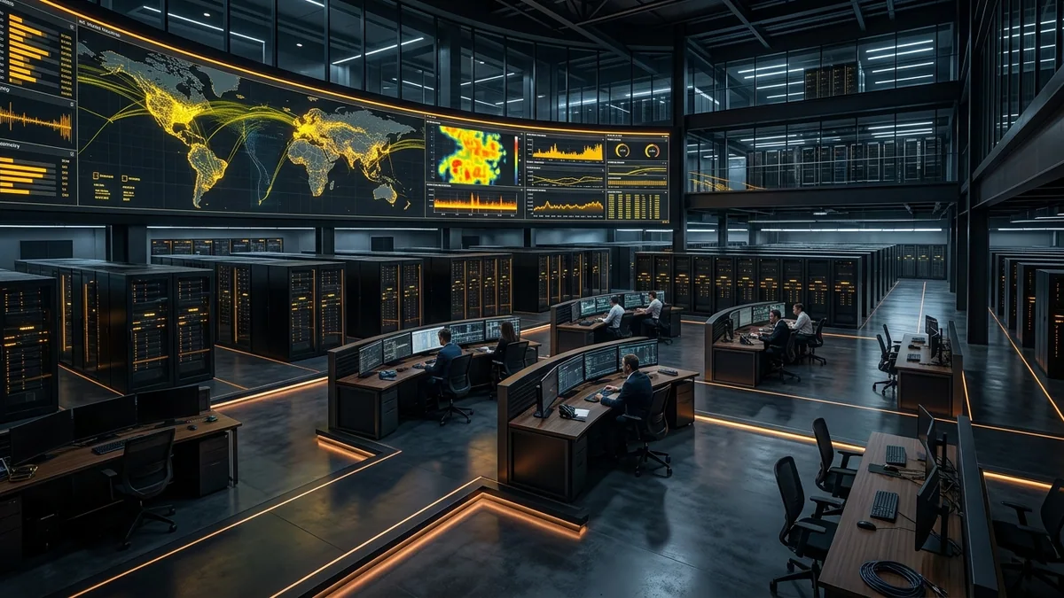 Global network operations center and broadcast telemetry infrastructure powering YEAH IPTV streaming